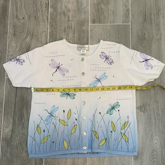 Vintage Susan Bristol Hand Embroidered Cardigan - Picture 10 of 11